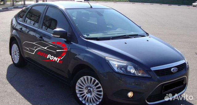 Бампер Форд Фокус 2 передний крашенный