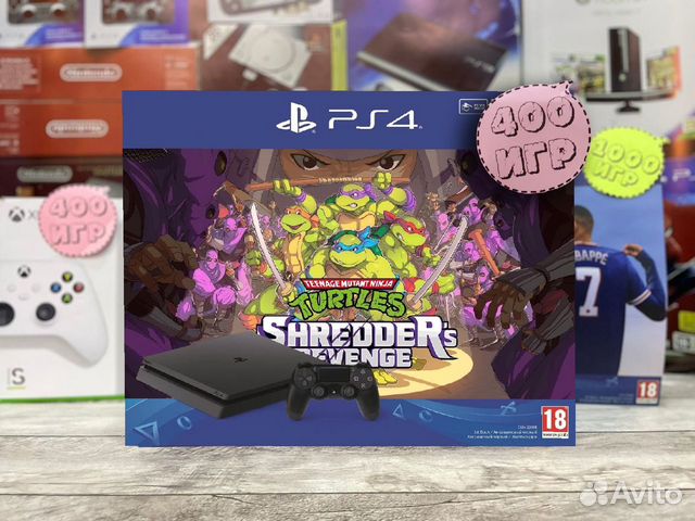 Ps4 tmnt II 2000 игр 5.05 Ps3 Xbox Switch Новые