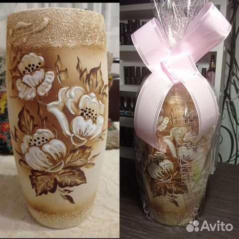 Керамическая ваза для цветов