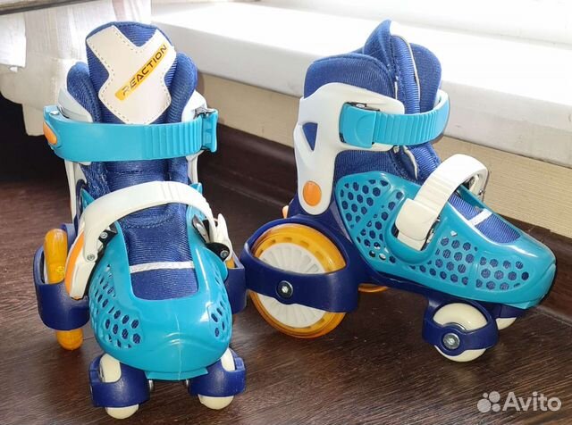 Роликовые коньки детские раздвижные 25-28