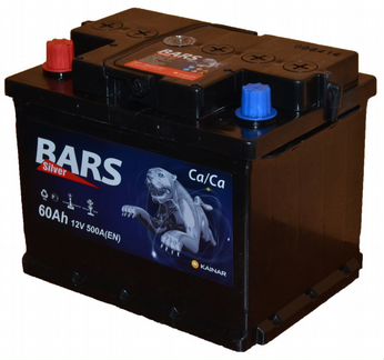 Новые аккумуляторы 60Ah bars silver (прямой)