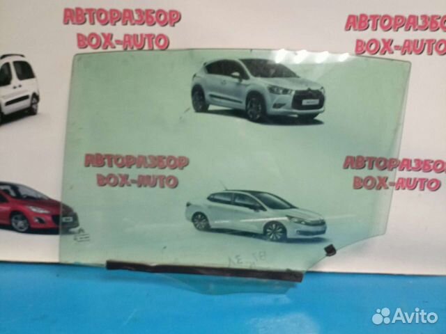 Стекло заднее левое Citroen C4 B7 седан