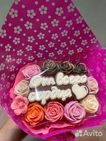 Съедобные букеты, розы из шоколада, цветы, букет