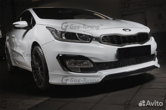 Юбка накладка передняя на Kia Pro Ceed JD