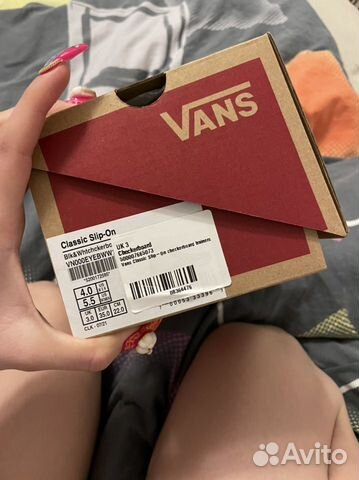 Слипоны vans оригинал