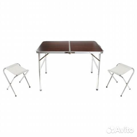 Набор туристический складной стол, 2 стула