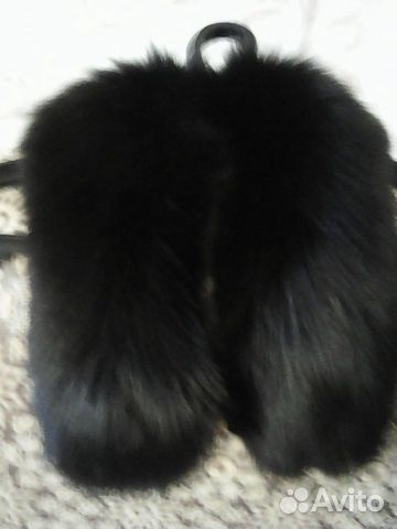 Меховой воротник песец