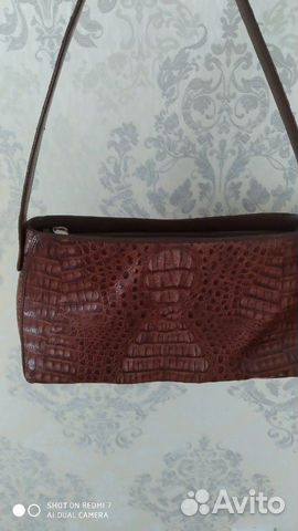 Сумочка женская из кожи крокодила