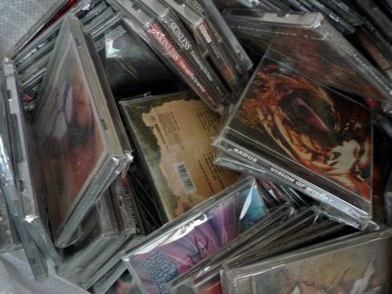 Коллекция CD дисков metal,более 400 позиций в нали