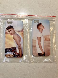 Чехлы(2шт) на iPhone5;5s;SE Justin Bieber
