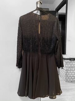 Платье черное topshop Unique вечернее