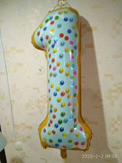 Надувная цифра 1