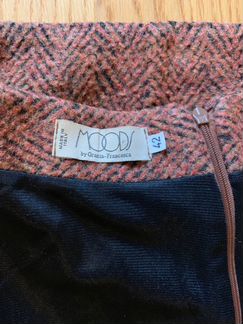 Юбка женская теплая шерстяная