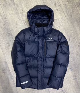 Куртка Armani мужская с капюшоном синяя