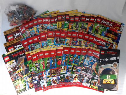 Журналы Lego Ninjago 2016-2019 с фигурками