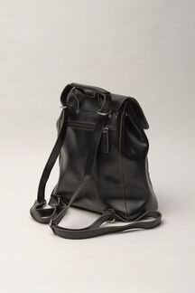 Новый женский черный рюкзак портфель