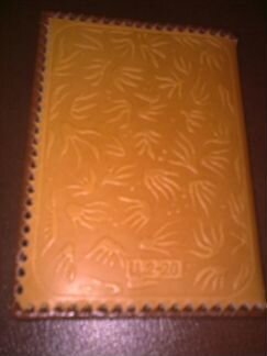 Блокнот в кожаной обложке. Винтаж