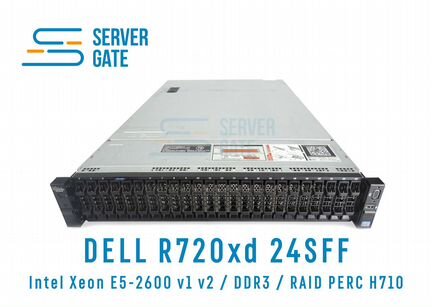 Сервер dell R720xd 24SFF 2 x E5-2650v2 32 GB