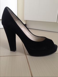 Туфли замшевые