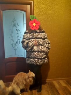 Шуба из искусственного меха