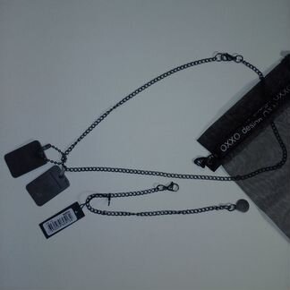 Цепочка мужская с двумя подвесами 2в1oxxo design