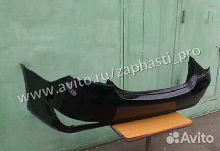 Задний бампер hyundai солярис черный Россия