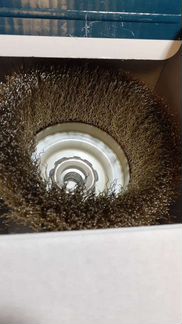 Щётка для ушм чашечная Dexter. Латунная