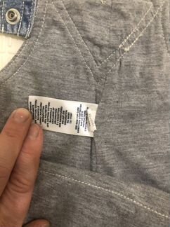 Джинсовый комбинезон gap