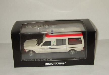Мерседес Mercedes Benz W123 Скорая Minichamps 1 43