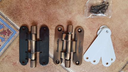 Петли для дверей универсальные optimum mini бронза