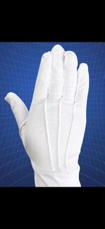 Перчатки парадные белые