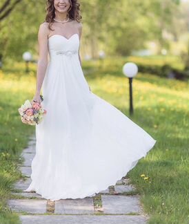 Красивое свадебное платье ivory