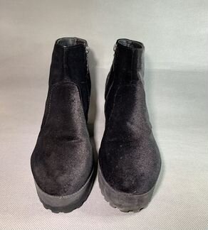 Ботильоны бархатные H&M