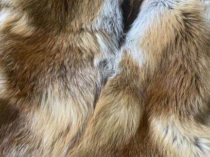 Плед из меха лисы