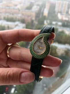 Chopard Casmir Rose Gold & Emeralds with Diamonds