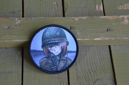 Патч манга US, с липучкой