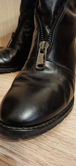 Осенние кожаные сапоги 39 размер