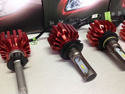 Лампы светодиодные LED H4/H7/Н11/H3/Н8/H1/HB4/H27