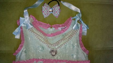 Праздничное итальянское платье Gaialuna+аксесуары