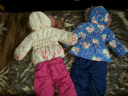Зимние костюмы для девочек - новые