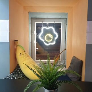 Неоновая вывеска Яичница