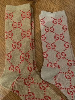 Носки Gucci gg высокие 10 цветов