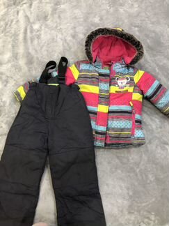 Зимний костюм для девочки 92