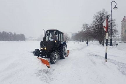 Услуги трактора Чистка снега