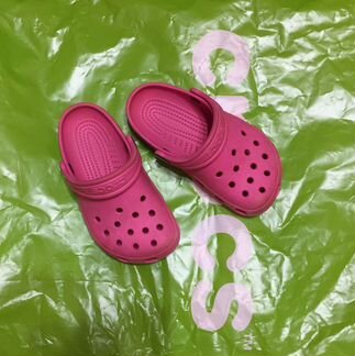 Детские шлепки crocs оригинал