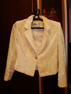 Жакет плюшевый 46 размер