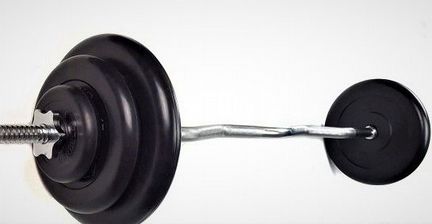 Штанга с изогнутым грифом