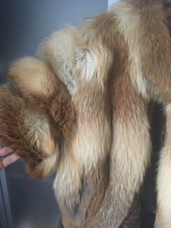 Полушубок из меха лисы
