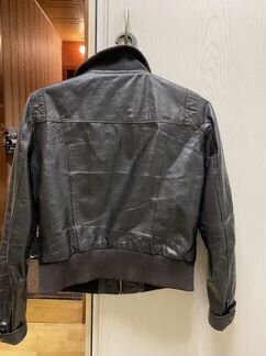 Куртка натуральная кожа (Zara)