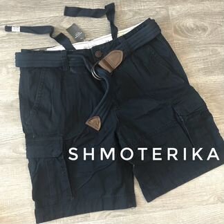 Abercrombie Fitch Шорты Карго Синие, все размеры
